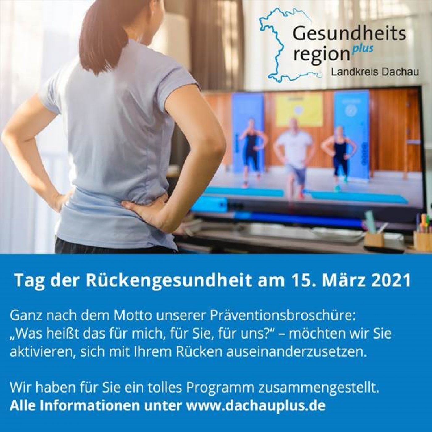 Tag der Rückengesundheit - 15. März 2021